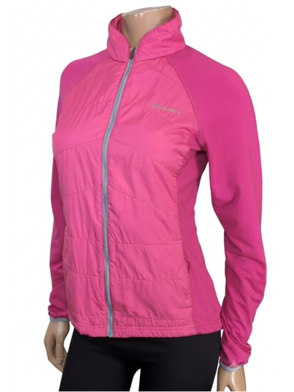 Columbia Mach 38 Hybrid Insulated Jacket Pink Puffer OmniHeat Womens Size Small